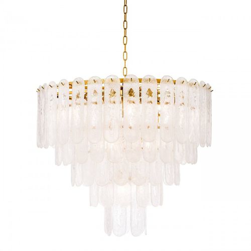 Lustre de style vénitien - AL0151 RIVERIA - Alan Mizrahi Lighting - en métal / en verre / 14 ampoules