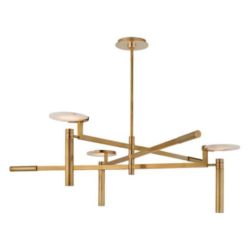 Lustre contemporain - SJ2058 KELLY FLOATING - Alan Mizrahi Lighting - en verre / en métal / candélabre