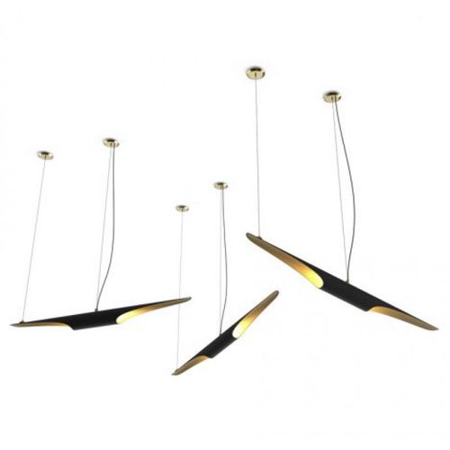 Suspension - DV5643 COLTRANE - Alan Mizrahi Lighting - en acier inoxydable / contemporaine / d'intérieur