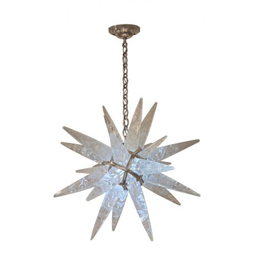 Lustre design original - QZ108 VENUS STAR ROCK - Alan Mizrahi Lighting - en cristal / en bronze / professionnel