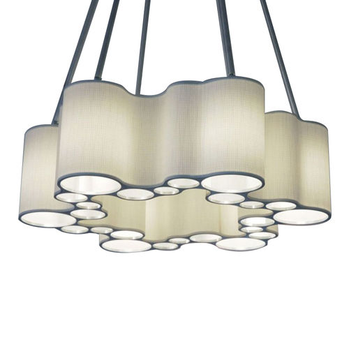 Lustre Art Déco - KA1860 CUMULUS - Alan Mizrahi Lighting - en acier / en tissu / professionnel