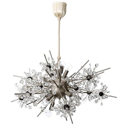 Lustre contemporain - PS1008 EXPLODING STAR - Alan Mizrahi Lighting - en cristal / en métal / en bois