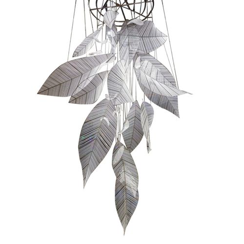Lustre design original - AM2244 CRYSTAL PALM  - Alan Mizrahi Lighting - en acier / en cristal / professionnel