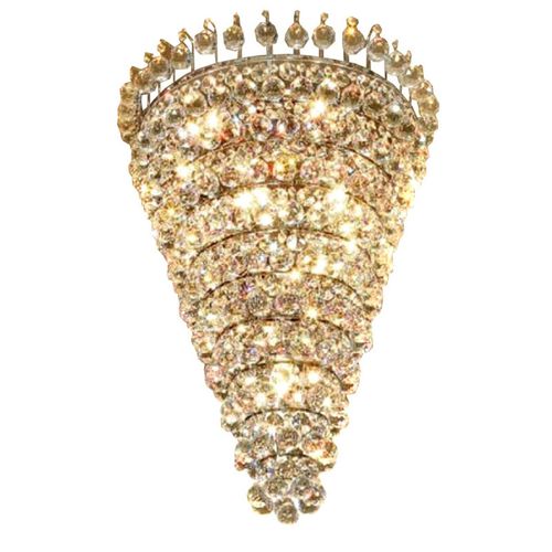 Lustre contemporain - DV5521 MASIERO - Alan Mizrahi Lighting - en laiton / en cristal / professionnel