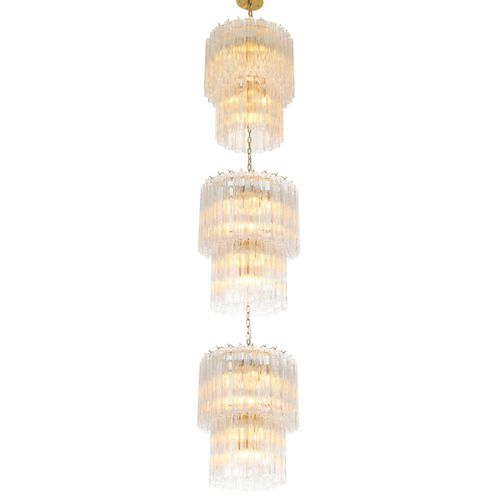 Lustre contemporain - WM5166C LYMINGTON - Alan Mizrahi Lighting - en métal / en verre / professionnel