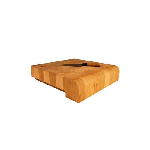Planche à découper en bois - Billot J design Studio Qooq - Chabret - huilée / résidentielle / professionnelle