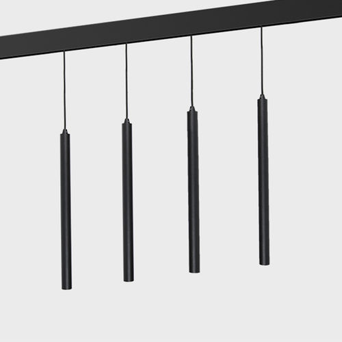 Éclairage sur rail 48 V - LAZULI - Brilumen - à LED / cylindrique / en aluminium