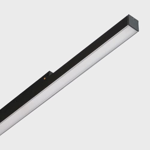 Éclairage sur rail 48 V - PROLINER MICROPRISMATIC - Brilumen - à LED / linéaire / en polycarbonate