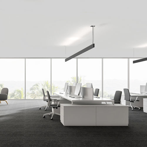 Luminaire suspendu - ORIS SLIM PRO D/I OPAL - Brilumen - à LED / linéaire / IP40