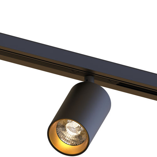 Éclairage sur rail à LED - HERON INVITRACK - Brilumen - cylindrique / en aluminium / professionnel