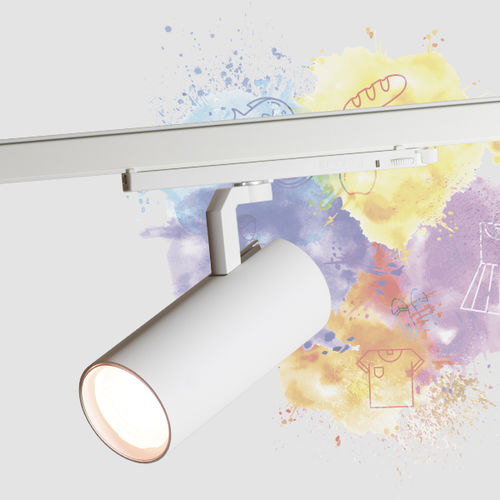 Éclairage sur rail à LED - SPAR TECHNICAL 23W - Brilumen - rond / en aluminium / pour musée