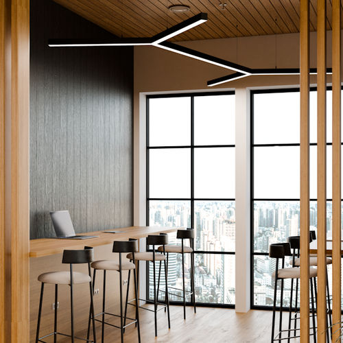 Luminaire suspendu - ORIS 50 OPAL - Brilumen - à LED / linéaire / pour hôtel