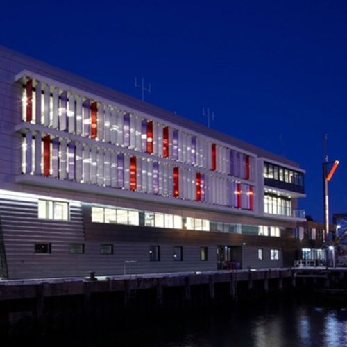 Brise-soleil en polycarbonate - DANPAL®LOUVRE SYSTEM - Danpal - pour façade / vertical / horizontal