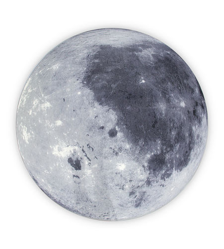 Tapis contemporain - MOON  - Circu - à motif / en polyamide / rond