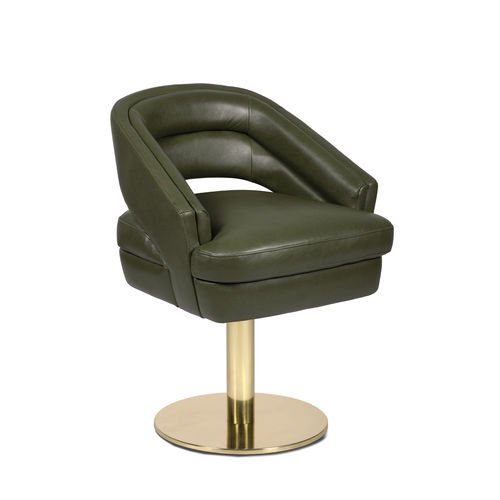 Chaise de salle à manger contemporaine - RUSSEL - Essential Home - d'intérieur / en velours / en mousse