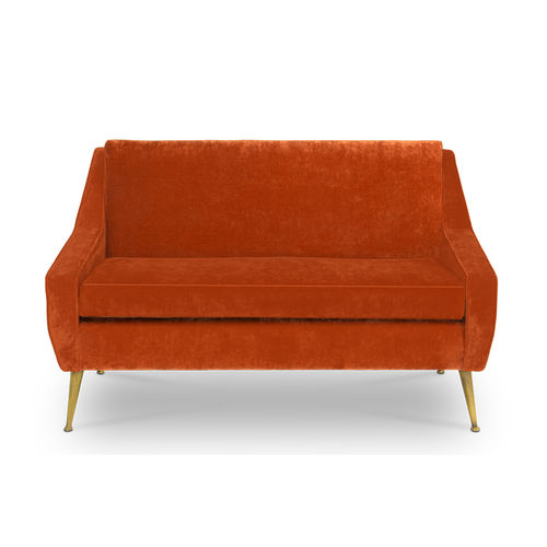 Canapé moderne - ROMERO - Essential Home - en velours / en métal / avec accoudoirs