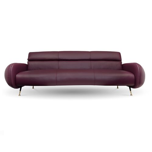 Canapé contemporain - MARCO - Essential Home - en tissu / en cuir / avec accoudoirs