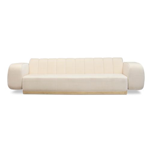 Canapé contemporain - NOVAK - Essential Home - en cuir / avec accoudoirs / tapissé
