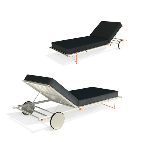 Bain de soleil contemporain - NOA  - Essential Home - en tissu acrylique / en aluminium / en aluminium laqué