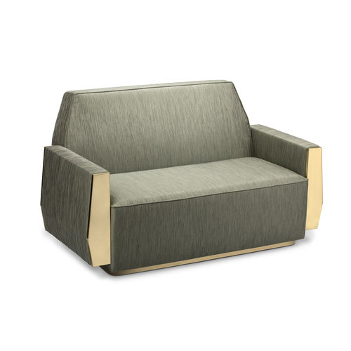 Canapé contemporain - DORIS - Essential Home - en velours / en corde / avec accoudoirs