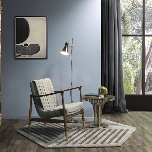 Tapis contemporain - BURTON  - Essential Home - uni / géométrique / en laine