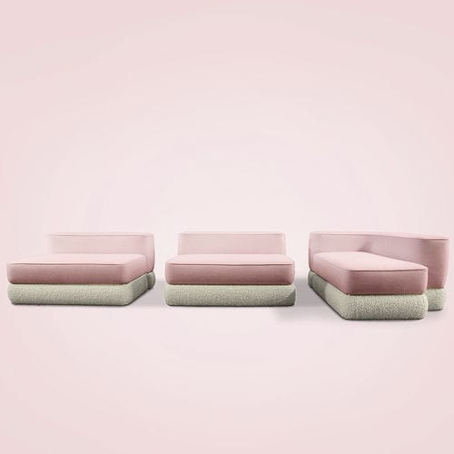 Canapé modulable - KANDI - Essential Home - contemporain / en velours / avec accoudoirs
