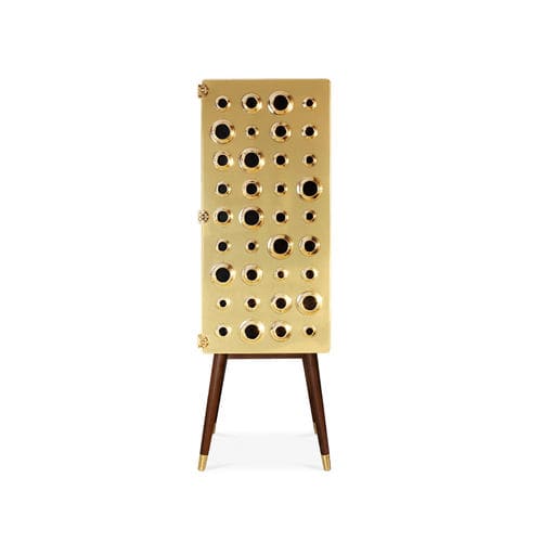 Meuble de rangement sur pied - MONOCLES - Essential Home - contemporain / design / en noyer