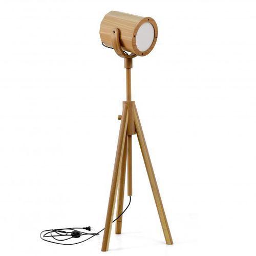 Lampe sur pied - TIJUCA - Moora - en bois / contemporaine / d'intérieur