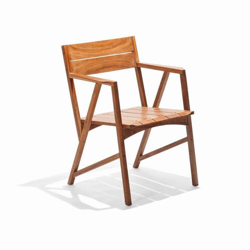 Chaise contemporaine - ATIBAIA - Butzke - d'extérieur / en bois / résidentielle