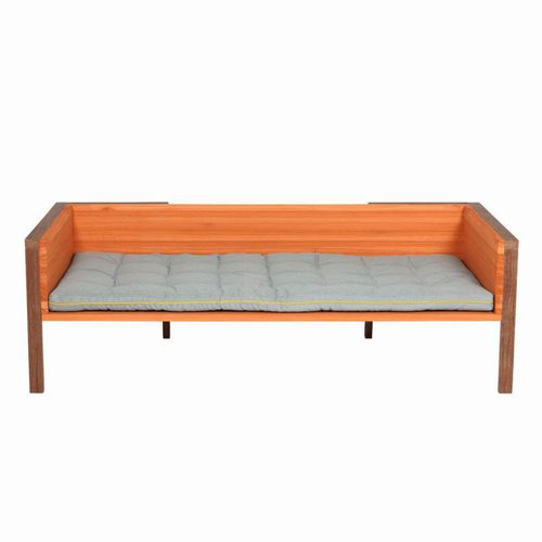 Canapé contemporain - CHARLOTTE - Butzke - d'extérieur / en tissu / en bois