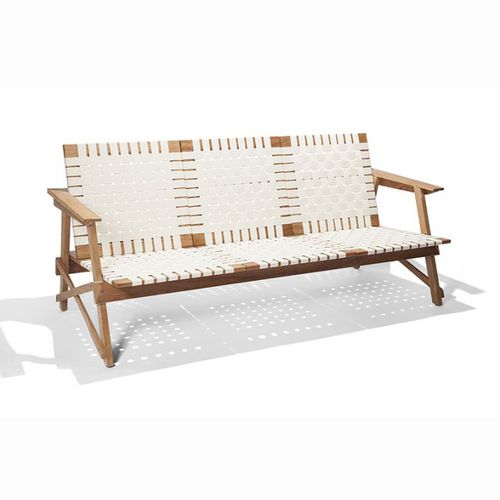 Canapé contemporain - MARESIAS - Butzke - d'extérieur / en bois / 3 places