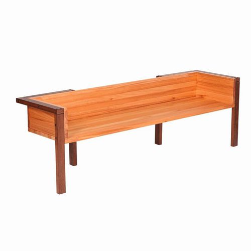 Banc de jardin contemporain - CHARLOTTE - Butzke - en bois / avec dossier / avec accoudoirs