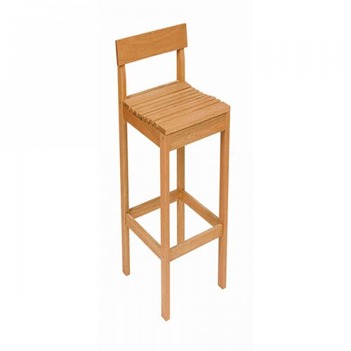 Chaise de bar contemporaine - COPACABANA - Butzke - d'extérieur / en bois / résidentielle