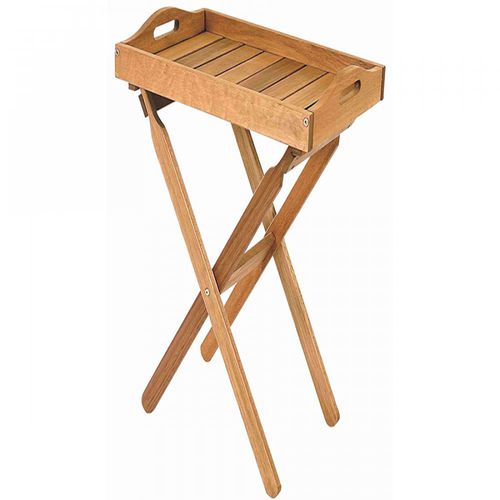 Table d'appoint contemporaine - ITAPUÃ  - Butzke - en bois / rectangulaire / pliante