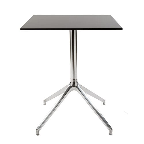 Table bistrot contemporaine - Vela Arredamenti - en aluminium / carrée / professionnelle