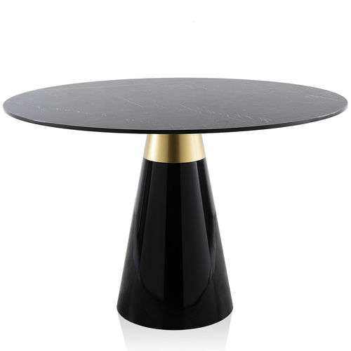 Table contemporaine - JAR-BI - Vela Arredamenti - en acier peint / avec piètement en acier / ronde