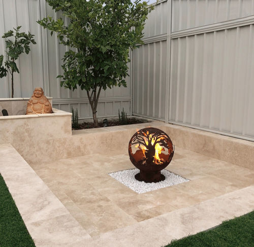 Plaque de pierre naturelle en travertin - Efesus Stone - pour sol / pour mur / pour carrelage