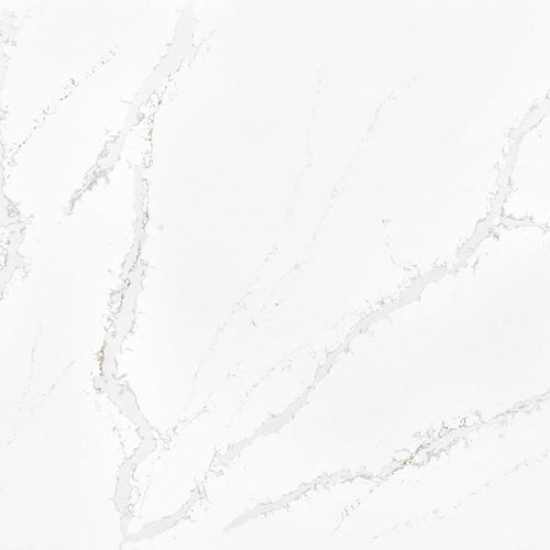 Plaque de pierre naturelle en quartz - Calacatta Victory - Efesus Stone - pour agencement intérieur / blanche
