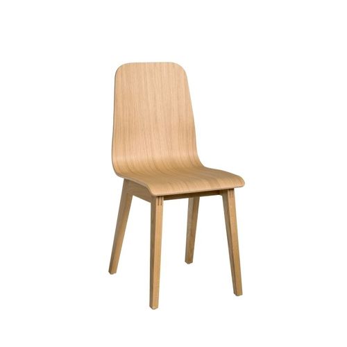 Chaise contemporaine - BANI 1 - BALATON BUTOR - d'intérieur / en bois teinté / en métal