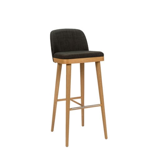 Chaise de bar contemporaine - MYDEM - BALATON BUTOR - d'intérieur / en tissu / avec piètement en bois