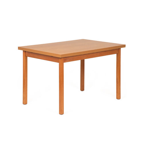 Table contemporaine - BABU - BALATON BUTOR - en bois / avec piètement en bois / rectangulaire