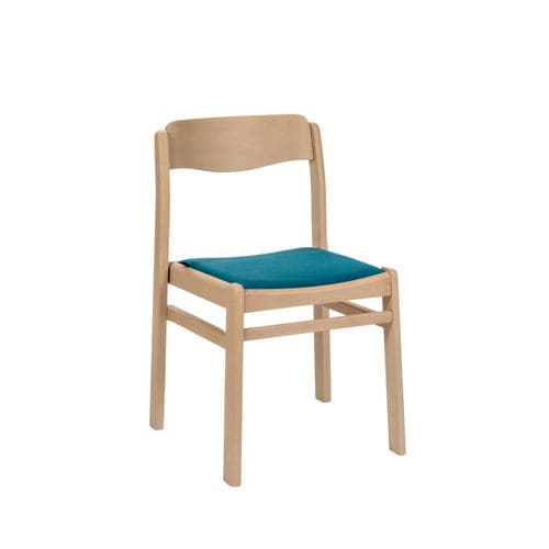 Chaise contemporaine - ROTONDA 2 - BALATON BUTOR - d'intérieur / en tissu / avec piètement en hêtre