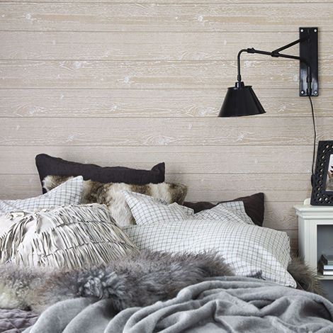 Panneau décoratif. en bois - RUSTIKK - Huntonit - pour agencement intérieur / lisse / durable