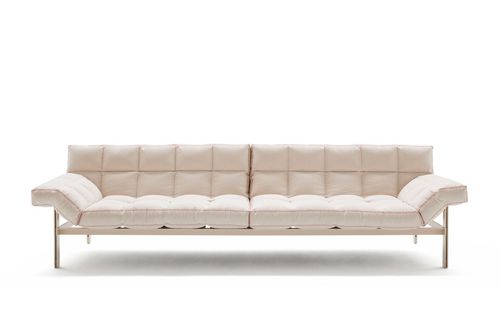 Canapé contemporain - DROPS - Estudiobola - en tissu / marron / en acier