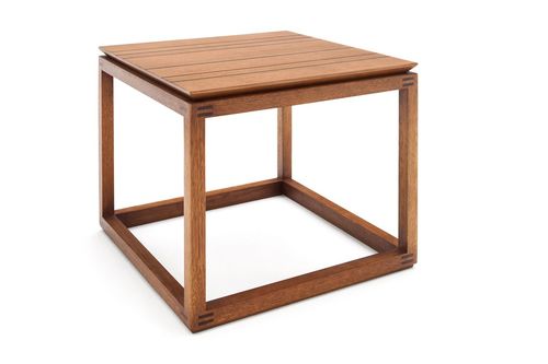 Table d'appoint contemporaine - ARQ - Estudiobola - en bois / en verre / en MDF stratifié