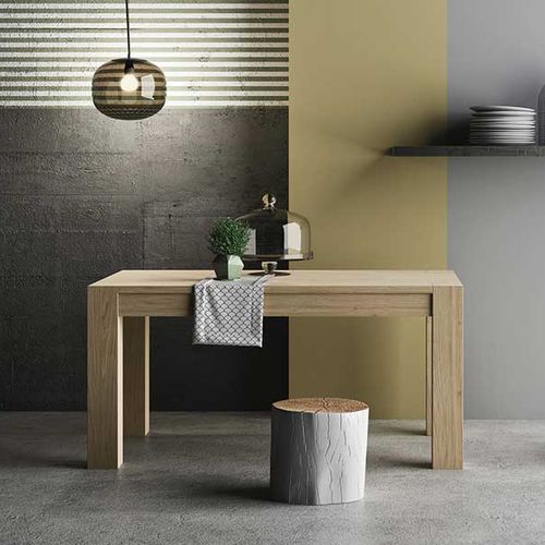 Table à manger contemporaine - ESSENZA - imperial-line - en chêne / rectangulaire / carrée