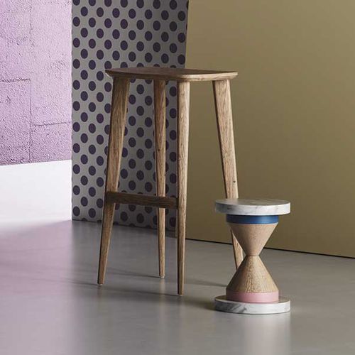 Tabouret de bar contemporain - OPERÀ - imperial-line - en chêne / en noyer / professionnel