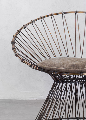 Fauteuil contemporain - CICLO - industriaedition - en acier / marron