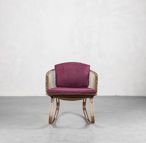 Chaise contemporaine - ZIPPY - industriaedition - d'intérieur / en tissu / avec piètement en acier