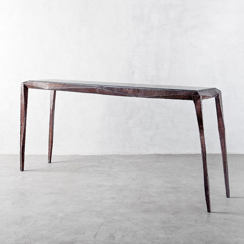 Console contemporaine - STICCI - industriaedition - en acier / en bronze / en granite
